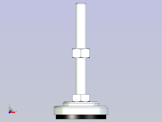 脚轮脚杯3D  WAK02-D60-M12-L100.x_t前视缩略图