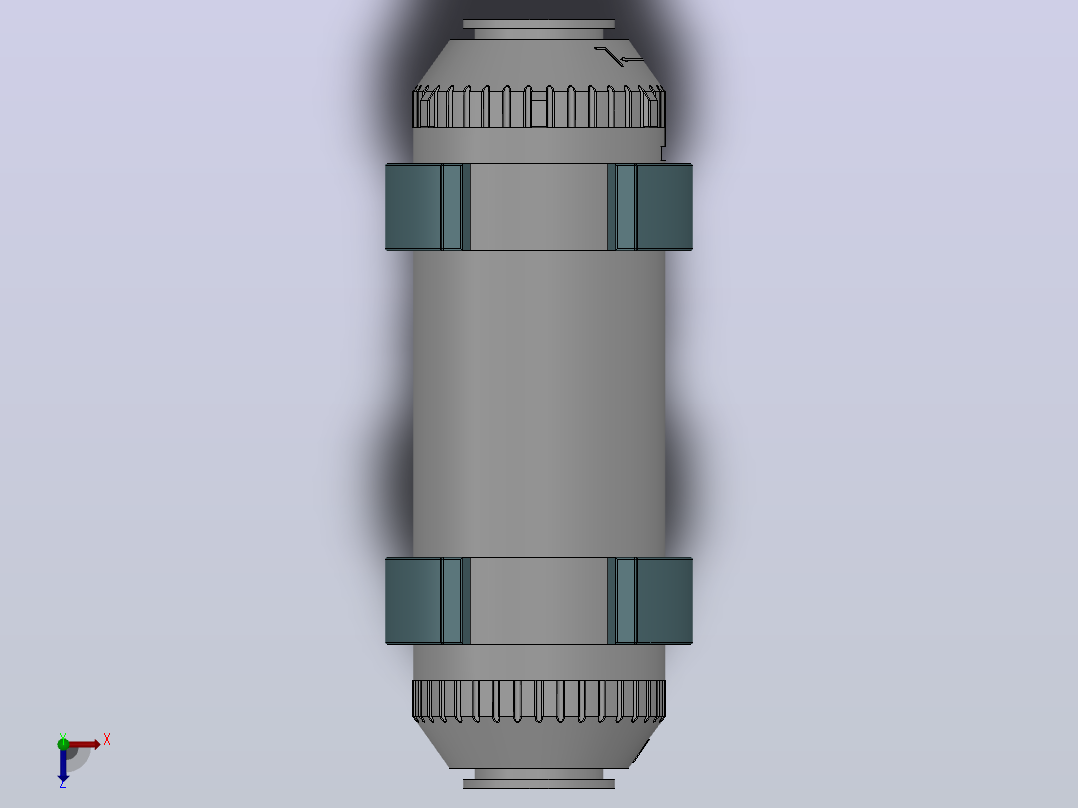 ZFC小型真空过滤器[ZFC200-08B]俯视图