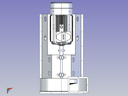 带电机的风扇250Kw-300Rpm俯视缩略图