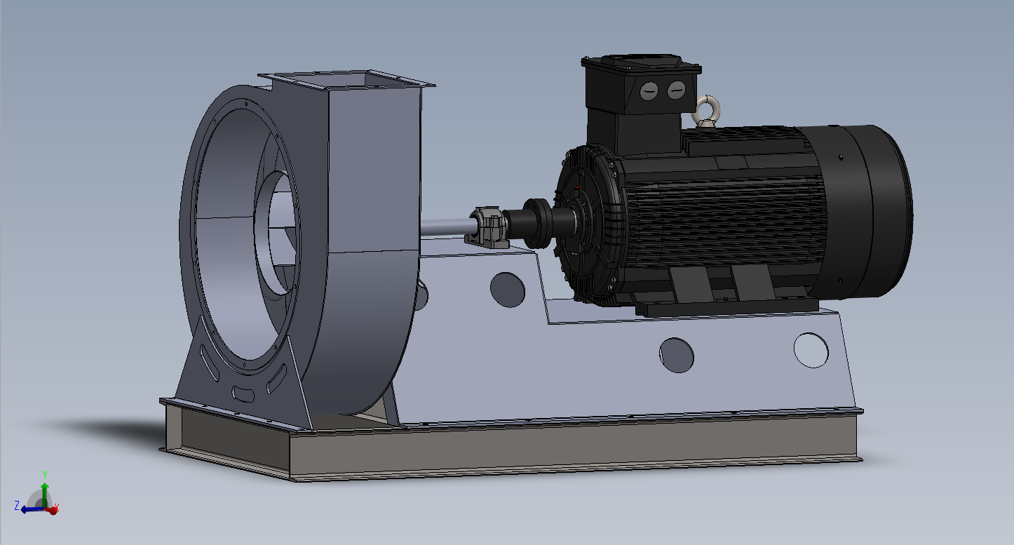 带电机的风扇250Kw-300Rpm