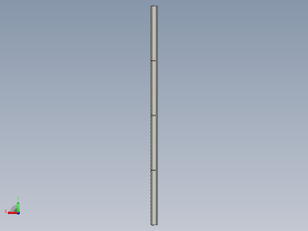 GZ-HL-3-C1 三排滚珠护栏后视图