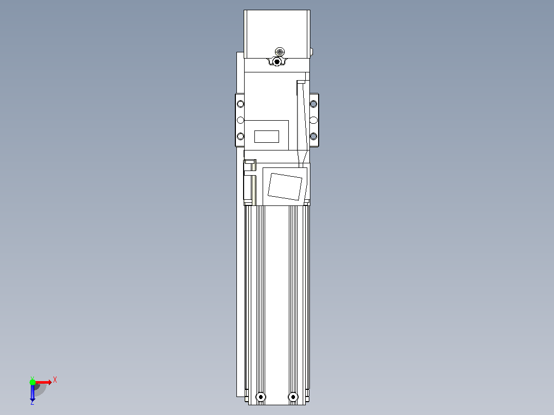 钢基模组TPA-KNR-4002C-200A1-MU-H1S0俯视图