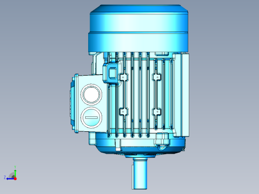 电机- ABB M2BAX100L_B3右视缩略图