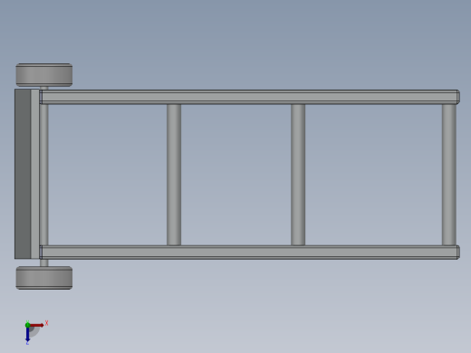平板手推车设计图纸