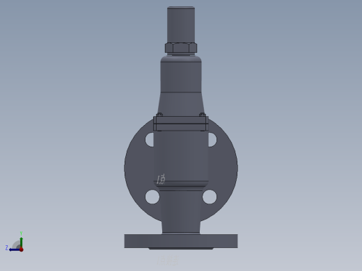 法兰安全阀-304 DN25-DN80右视缩略图