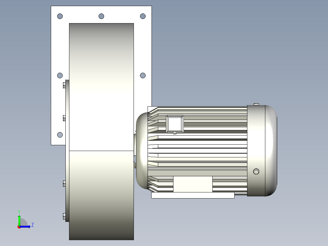 DF-8和XL330离心风机左视图