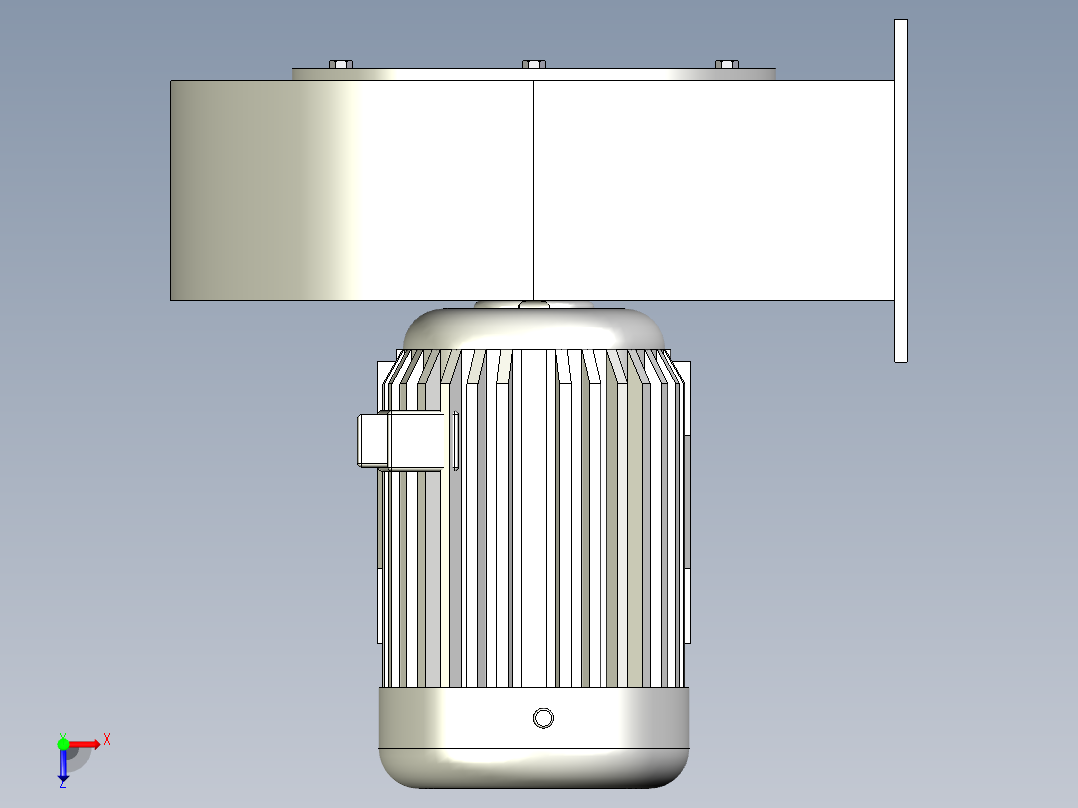 DF-8和XL330离心风机俯视图