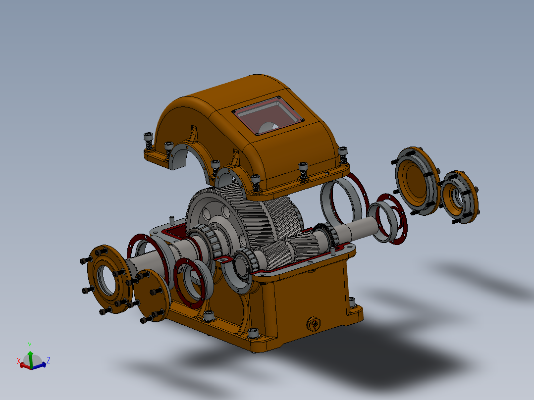 GC一级减速箱图纸