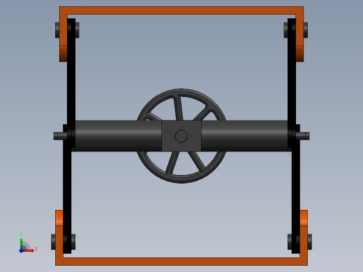 剪刀式手摇升降机构前视缩略图