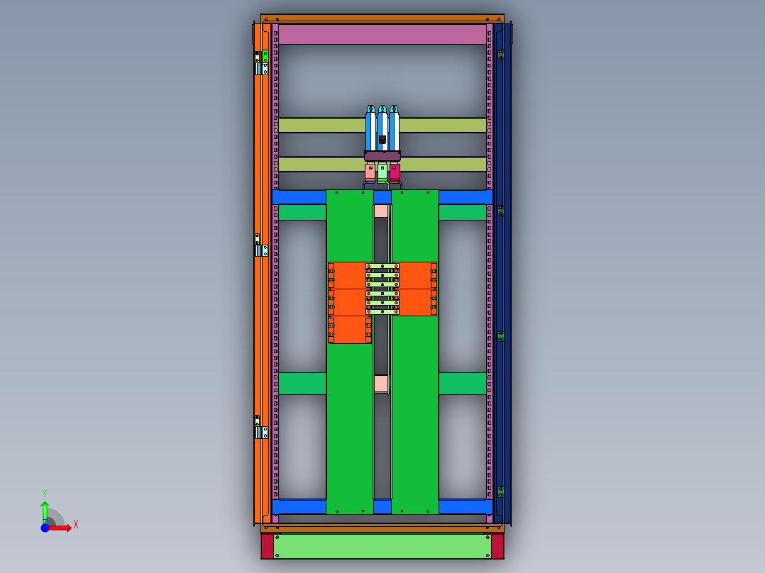 高压进线开关柜前视图