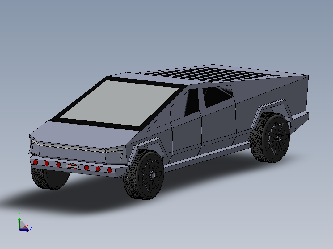 特斯拉Cybertruck车辆设计