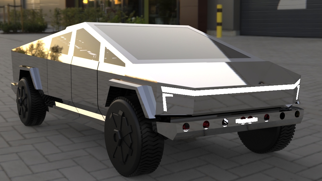 特斯拉Cybertruck车辆设计