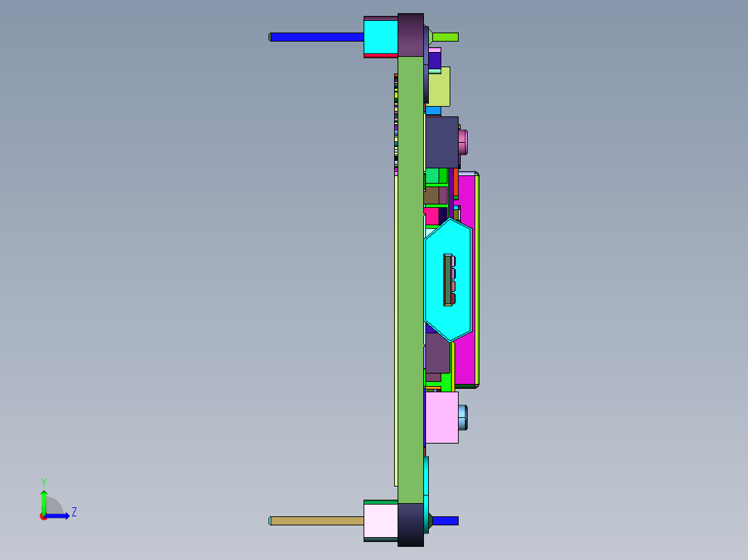 智能WiFi模块ESP8266左视图