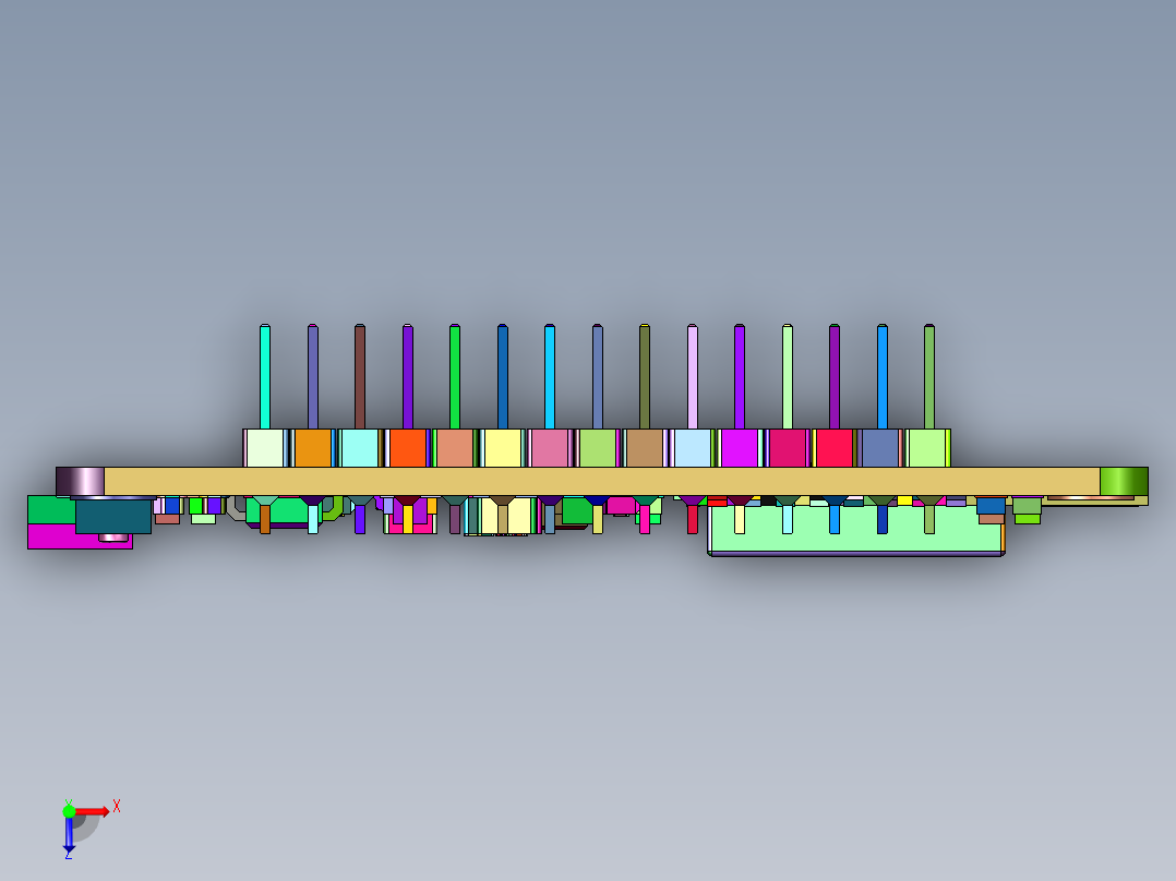智能WiFi模块ESP8266俯视图