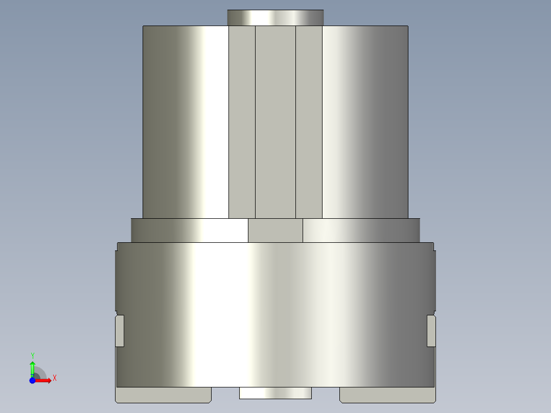 普通气爪PH02-16A前视图