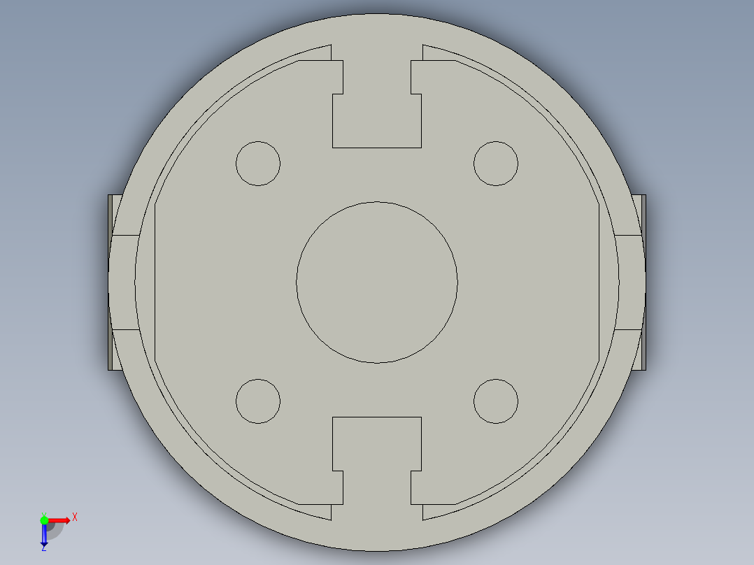 普通气爪PH02-16A俯视图