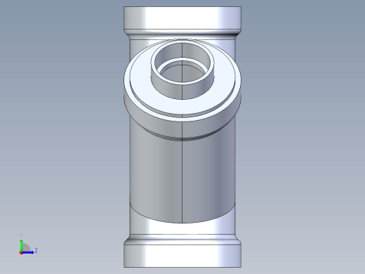 船舶管路系统S8_SeaDrainPLUS_DoubleReducingWye-SxSxSxS_37E263534_4x4x2x2in Sea Drain Plus - Double ReducingWye - SxSxSxS左视缩略图