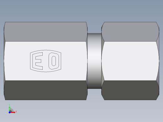 卡套式工业通用硬管接头EO_Swivel_connector_GAI08ZLM71前视缩略图