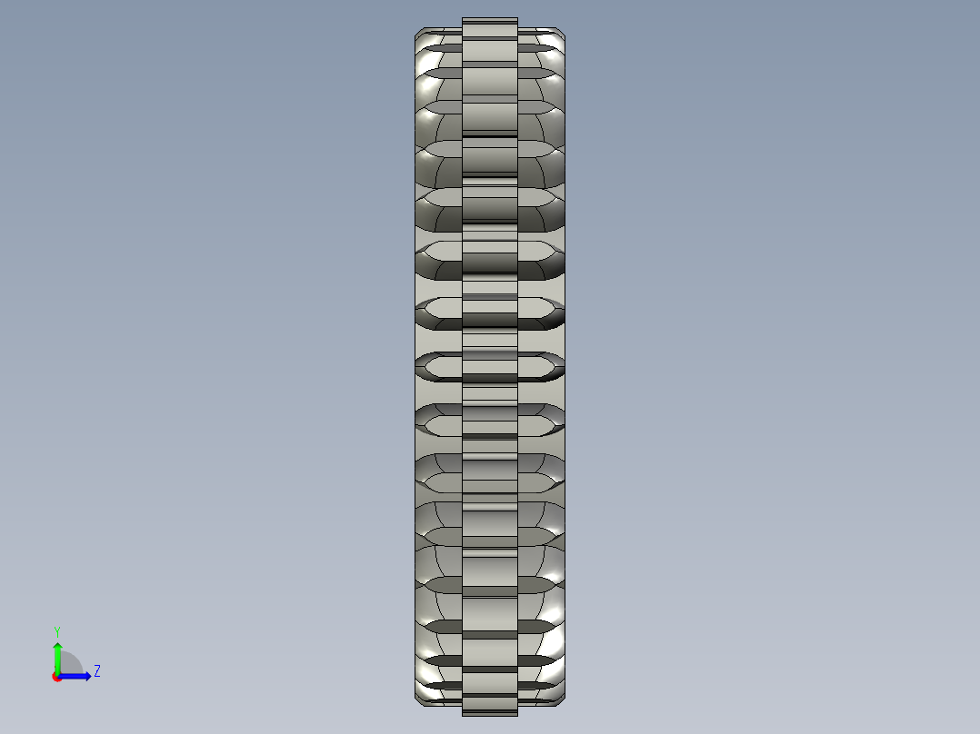 乐高 36 齿双锥齿轮左视图
