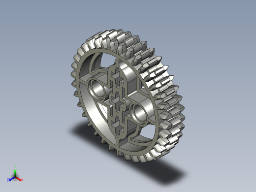 乐高 36 齿双锥齿轮正等轴测缩略图