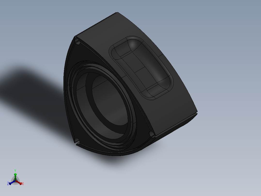 汪克尔旋转器正等轴测图