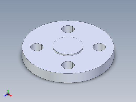 聚氯乙烯配件25-Sch80_Blind Flange_853-005_0.5in
