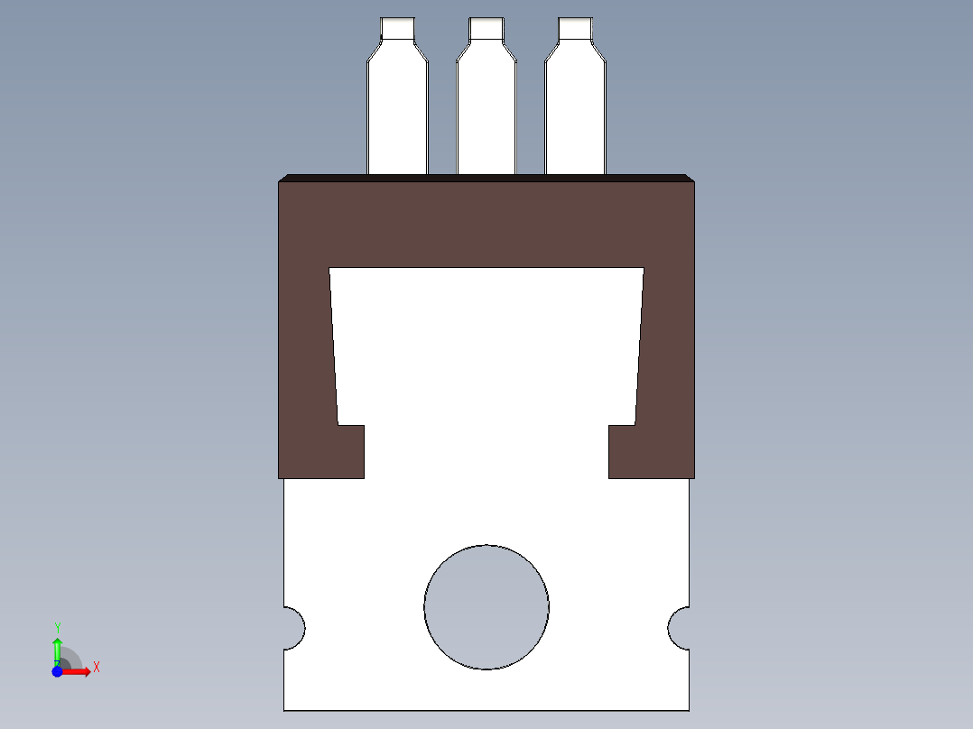 TO220弯曲和镜像引脚前视图