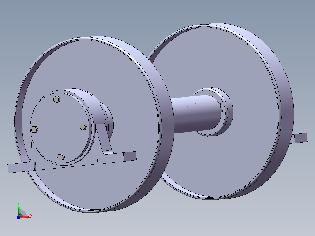 食品提升机设计cad图纸+1.3万字说明书+SolidWorks三维模型前视图