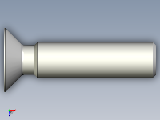 沉头螺钉-Screw_-M14-L60_48-25-2x2-45_-Countersunk_head.stp俯视缩略图