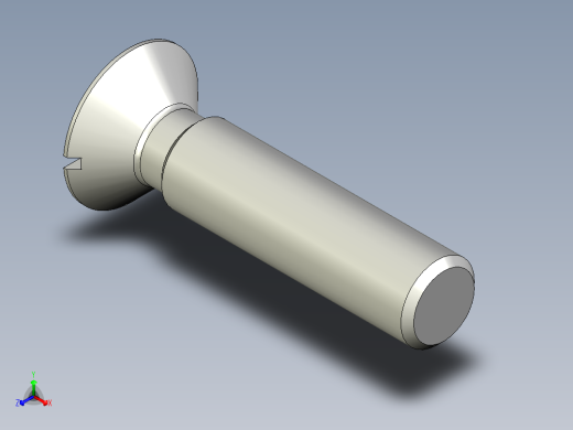 沉头螺钉-Screw_-M14-L60_48-25-2x2-45_-Countersunk_head.stp正等轴测缩略图