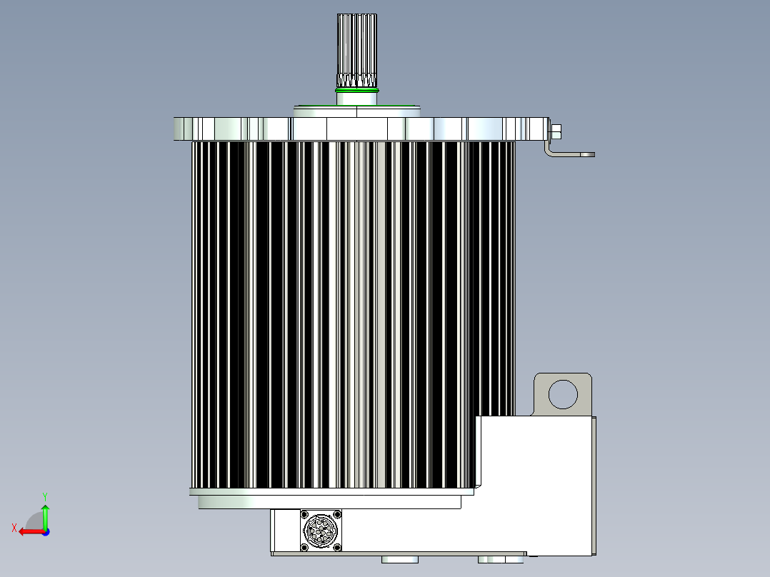 新能源汉腾幸福ES01纯电动车电机_EB25后视图