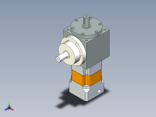 换向器PW110（垂直输出）PGH90-L2 19-70-90-M6.stp