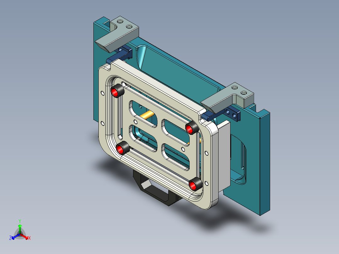 chuiqizhiju-笔记本CNC工装夹具三维模型07251