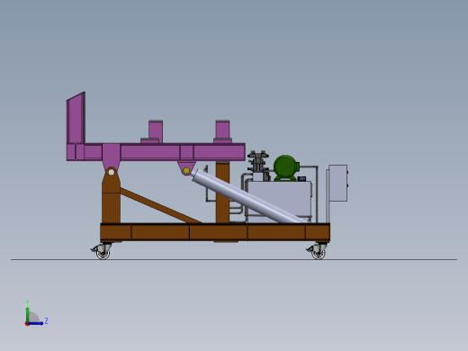 90度大型翻转台sw18可编辑左视缩略图