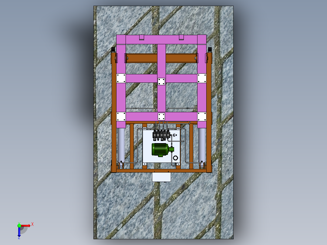 90度大型翻转台sw18可编辑俯视图