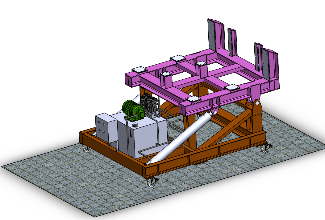 90度大型翻转台sw18可编辑