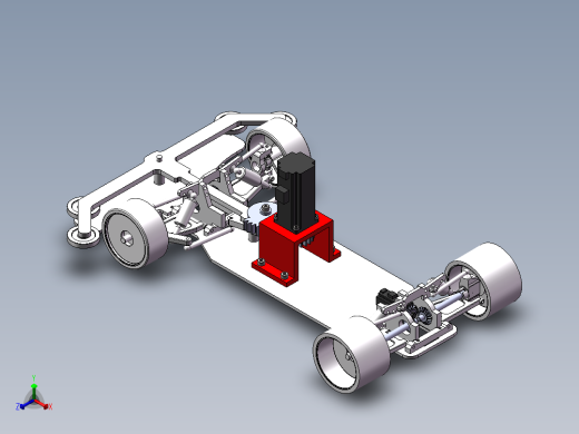 自动避障减震小车的设计【三维SW 含仿真动画】【13张CAD图纸+文档正等轴测缩略图