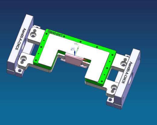 异性折弯件铣外形治具模型缩略图