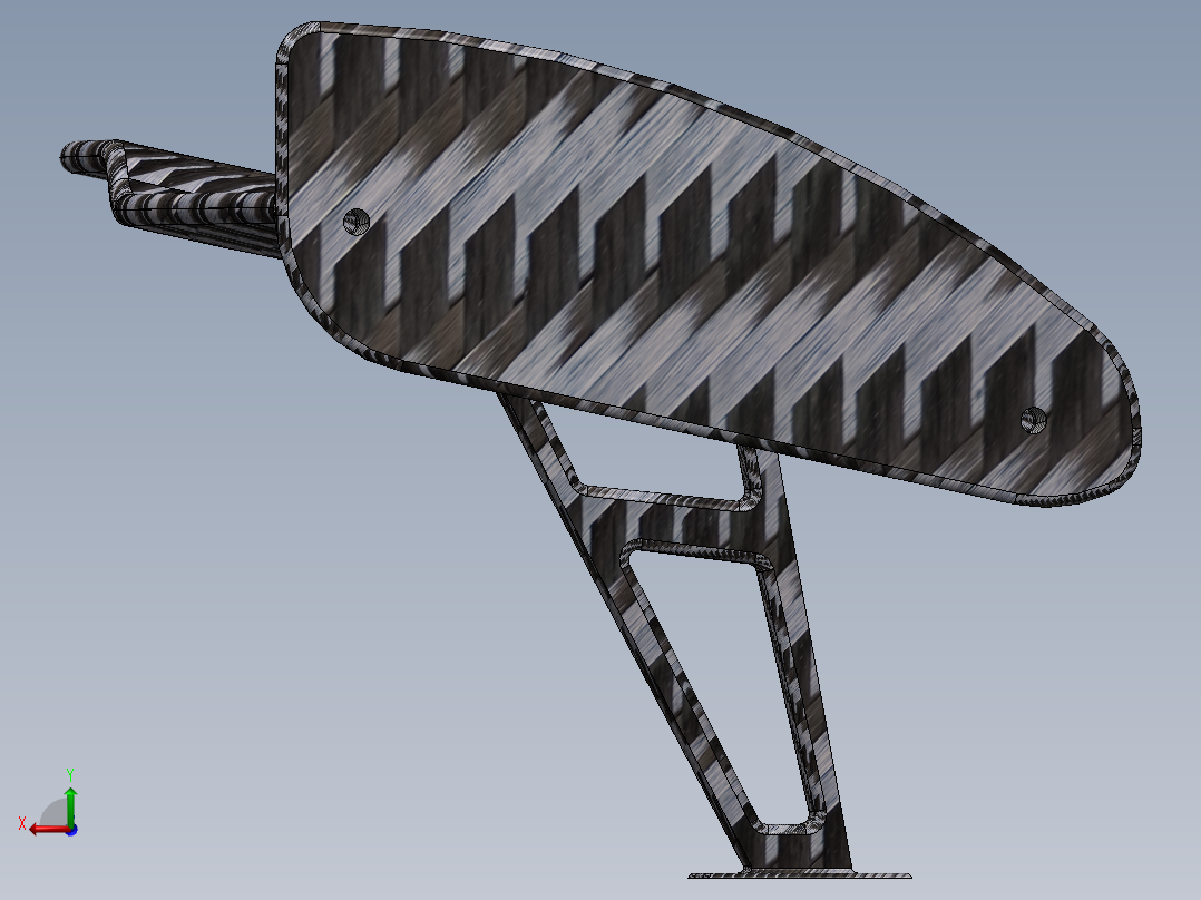 汽车尾翼(15)后视图