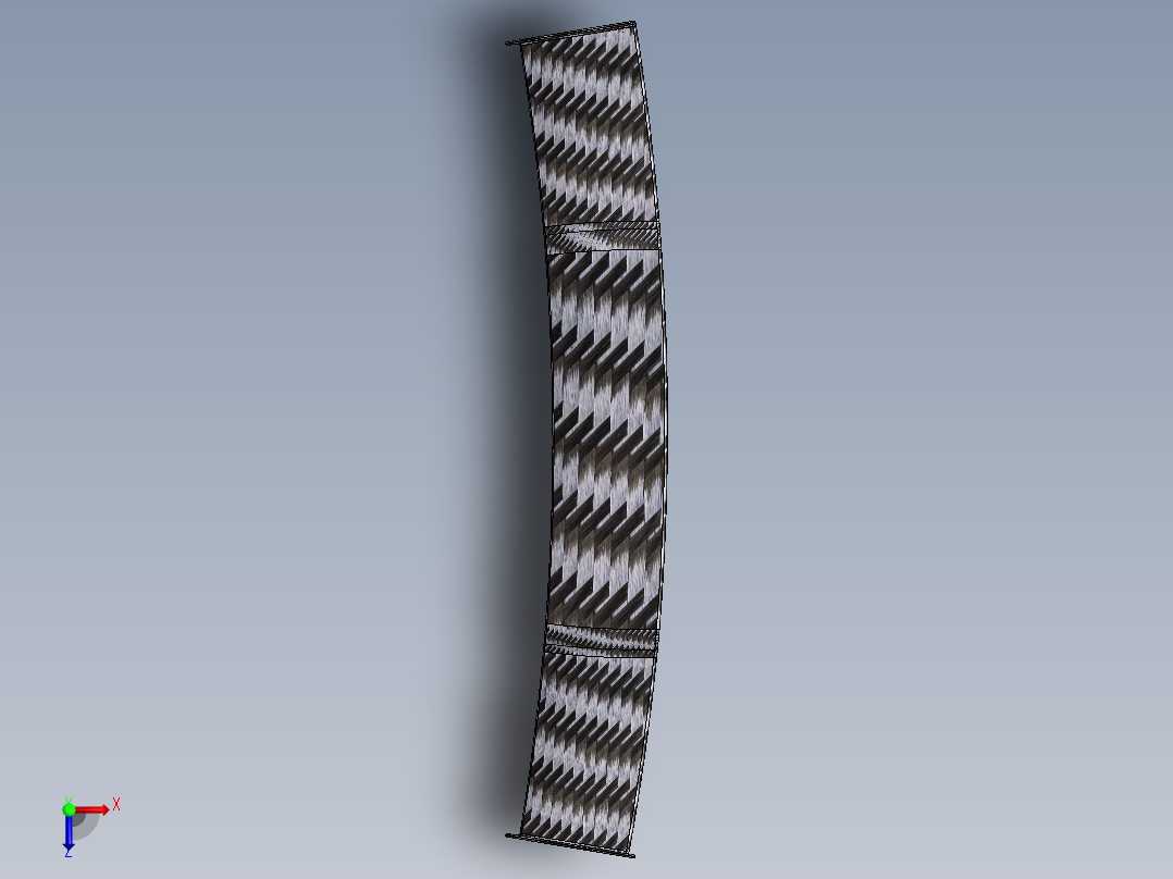 汽车尾翼(15)俯视图