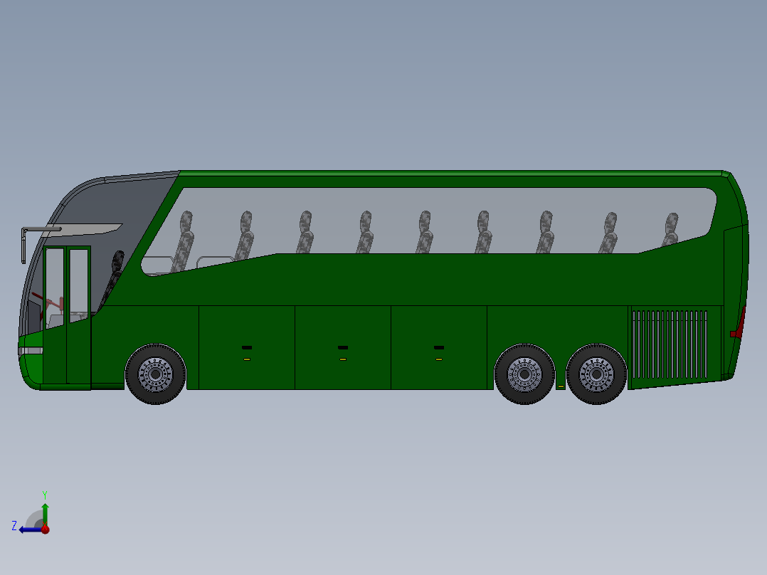 客车、公交车(31)右视图