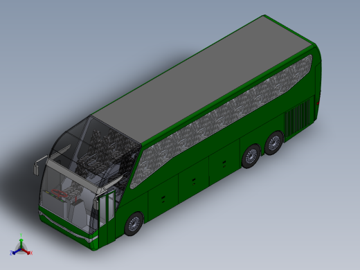 客车、公交车(31)正等轴测缩略图