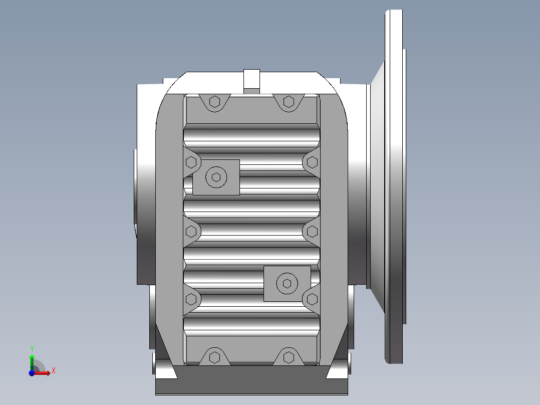 K系列减速机-K97型前视图