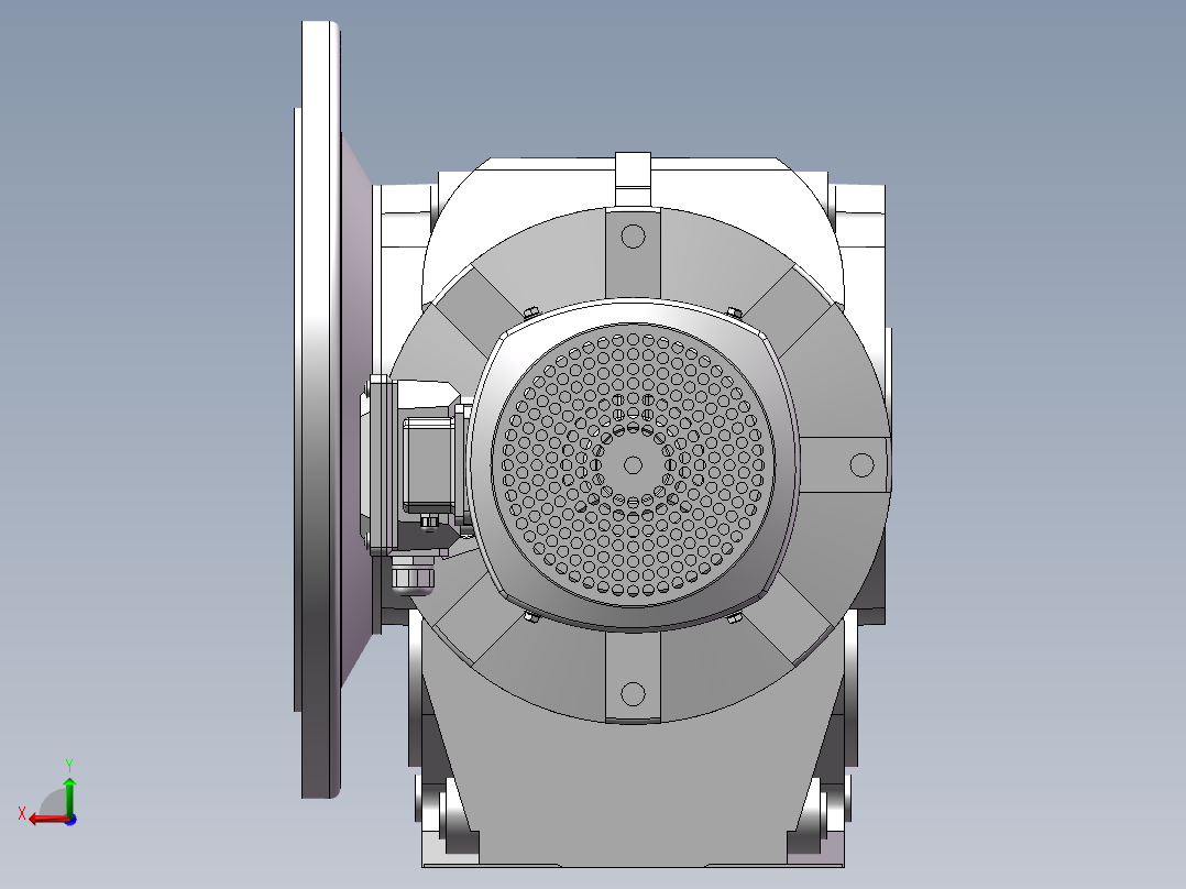 K系列减速机-K97型后视图