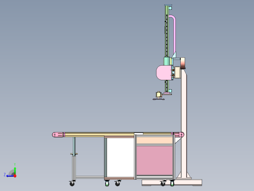 ZX-2500 电商包裹自动贴标机右视缩略图
