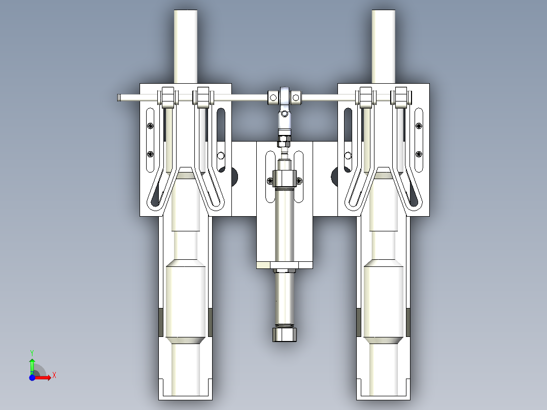 白管分拨非标设备前视图