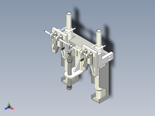 白管分拨非标设备正等轴测缩略图
