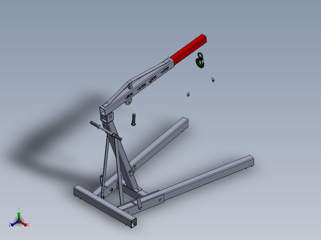 起重机-1(56)正等轴测图