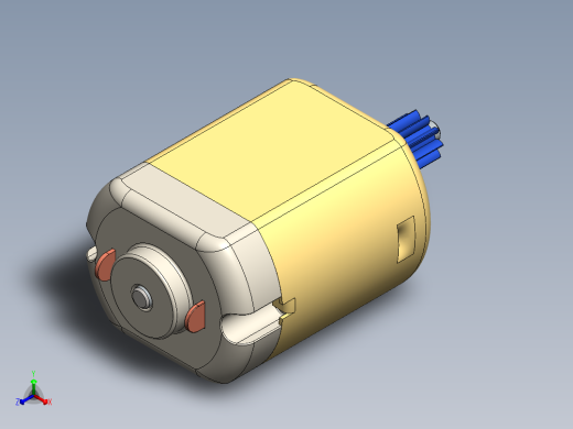 直流电机、电机正等轴测缩略图