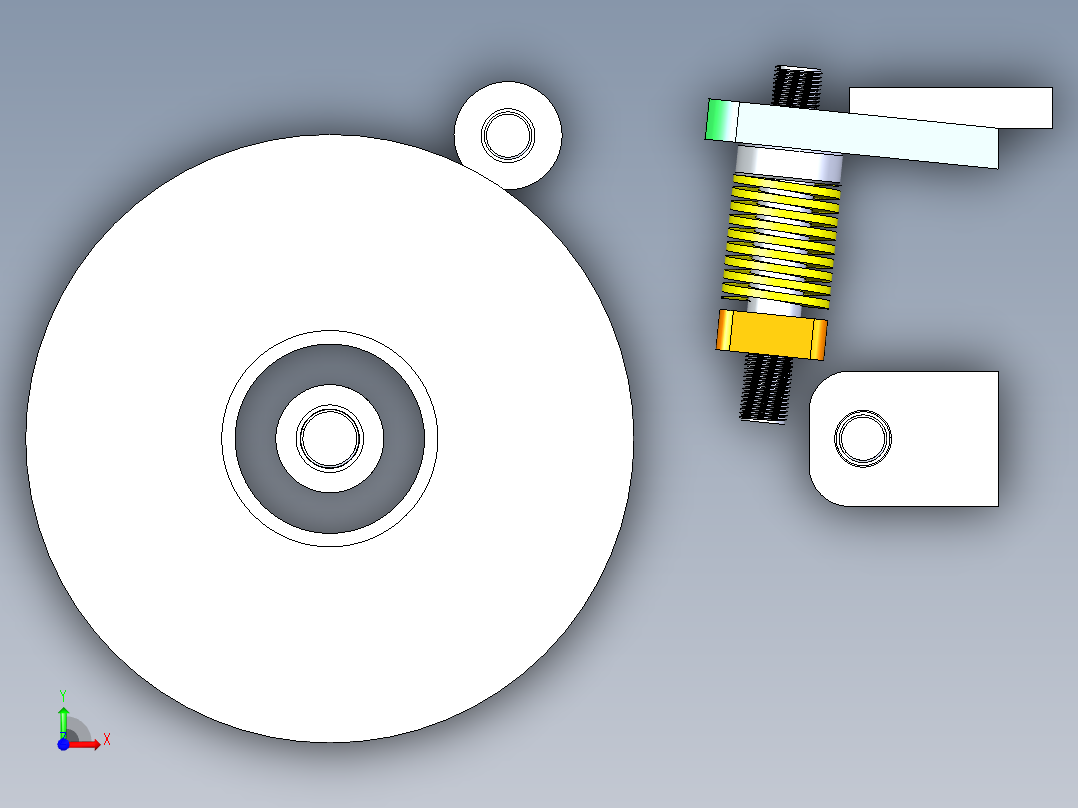 B3004171-液压电梯-升降机前视图